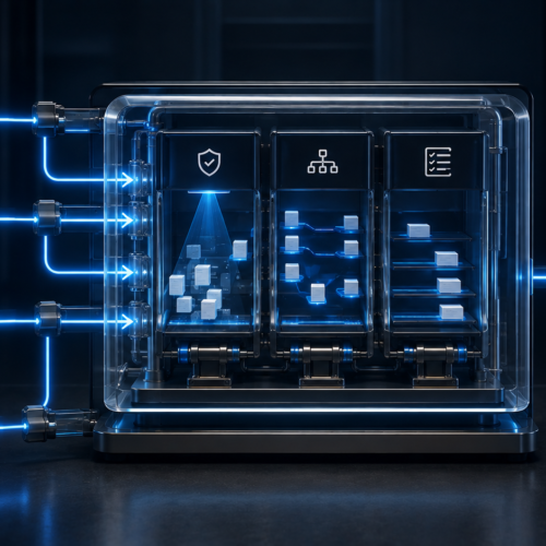 business-workflow-automation-document-processing Business workflow automation system processing documents, emails, data and notifications